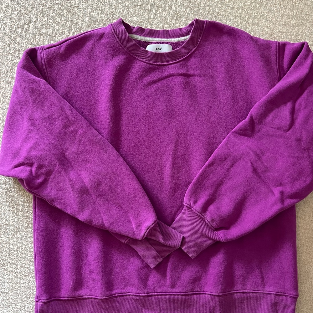 TNA Vibrant Purple Crewneck Sweater